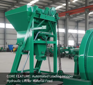 Bétonnière professionnelle 500L, machine à mélanger le ciment portable, bétonnière robuste pour les travaux de construction - Product Image 2