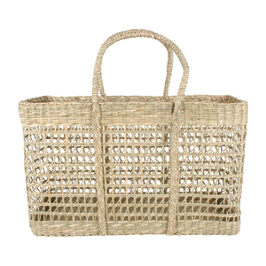 กระเป๋าชายหาดหญ้าทะเลเป็นมิตรต่อสิ่งแวดล้อม,กระเป๋าสานมือสำหรับผู้หญิงขายส่งจากเวียดนาม - Product Image 4