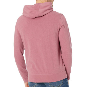 Sweat à capuche zippé pour homme, 100% coton molletonné, respirant, imperméable, imprimé numériquement, finition unie, style hip-hop - Product Image 5