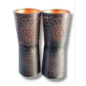 Portavelas Decorativo de Metal con Acabado Antiguo para Velas de Té, Suministro de Fábrica - Product Image 1