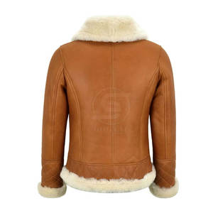 Chaqueta de Cuero de Oveja para Hombre, de Uso en Exteriores, Más Vendida, Precio Económico, al por Mayor, Talla Grande, Transpirable, Chaqueta de Invierno - Product Image 2