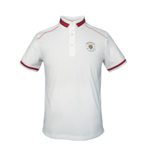 เสื้อโปโลทรงโอเวอร์ไซส์สำหรับผู้ชายพิมพ์ลายโลโก้ผ้าถักออกแบบได้ตามต้องการ - Product Image 1