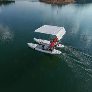 Planche <span class=keywords><strong>de</strong></span> SUP <span class=keywords><strong>de</strong></span> catamaran <span class=keywords><strong>de</strong></span> luxe <span class=keywords><strong>en</strong></span> aluminium et PVC pour 2 personnes meilleur mini bateau à aubes électrique gonflable pour la <span class=keywords><strong>pêche</strong></span> Yachts <span class=keywords><strong>de</strong></span> luxe - Product Image 2