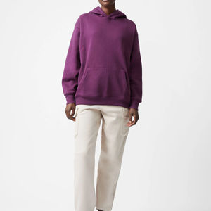 Pull à capuche oversize de style nouveau 2026, style d'hiver personnalisé, léger, logo imprimé sur le devant, prix de gros - Product Image 4