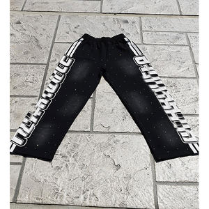 Pantalones Deportivos con Pedrería Premium al por Mayor, Logotipo Personalizado OEM, Pantalones Deportivos con Pedrería de Alta Calidad a Bajo Precio - Product Image 4