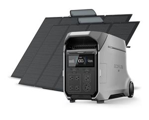 High Quality EF-Solar' 4096Wh Pro 3 with 2X400W <b>Portable</b> Panels-120/240V 4000W <b>AC</b> Output RVs With 3 Years Warranty - Product Image 1