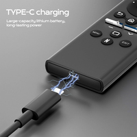 2025 terbaru G71S PRO lampu latar suara giroskop nirkabel tetikus udara Keyboard Mini bahasa Inggris BT pengendali jarak jauh pintar untuk TV Samsung