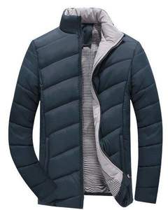 Chaqueta acolchada unisex personalizada de alta calidad, estilo informal de nailon a prueba de agua con cierre de cremallera - Product Image 4