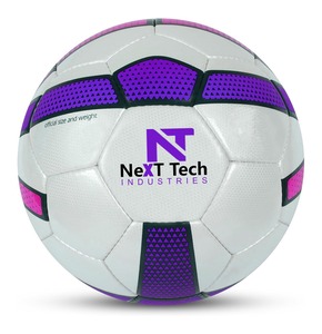 Balón de entrenamiento de fútbol de Next Tech Industries, material de PU para fines de entrenamiento con diseño personalizado y logotipo personalizado - Product Image 4
