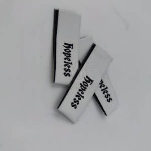 Customized Tags Durable Cotton Eco-Friendly Clear Printed Details Custom Branding Tags Personalized Logo <b>Garment</b> Use Size - Product Image 3