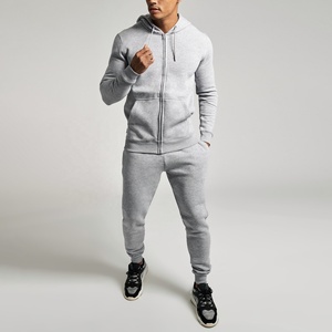 ชุดเสื้อ100% กางเกงมีฮู้ดและกางเกงวอร์มผ้าฝ้ายขนแกะแบบพองชุดกันเหงื่อ2ชิ้นพิมพ์ลายหน้าจอแบบสวมหัวสำหรับผู้ชาย - Product Image 5