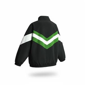 Veste coupe-vent décontractée de style britannique pour homme, imperméable, légère, à capuche, patchwork, longue, standard, OEM - Product Image 3