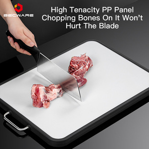 Tagliere in acciaio inossidabile per la cucina, la casa e il pannello impastare, tagliere - Product Image 5