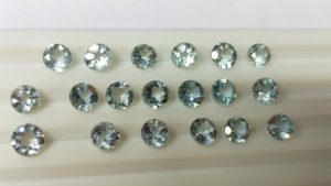 เครื่องประดับพลอยเจียระไนแบบเหลี่ยมเพชรพลอยธรรมชาติขนาด5มม. รวมเล็กน้อยได้รับการรับรองจากบุคคลที่สามสำหรับ - Product Image 3