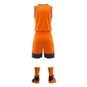 Ensemble d'uniformes de basketball pour hommes, best-seller, haute qualité, impression par transfert thermique, respirant, séchage rapide, grandes tailles, à prix bas - Product Image 2