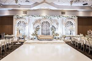 American Christian Wedding Reception Stage Canadian Wedding Theme Reception Stage <b>Decor</b> Western Wedding <b>Engagement</b> StageNewyork - Product Image 4