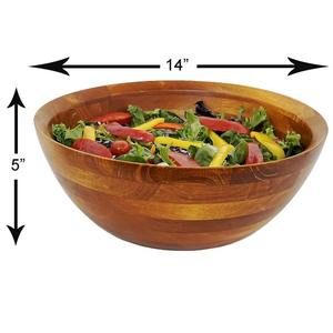 ชามเสิร์ฟไม้ธรรมชาติสำหรับชุดของขวัญหรือขายปลีกขายส่งและสั่งซื้อจำนวนมากจากอินเดียได้ตามต้องการ - Product Image 5