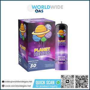 Planeta de helio hecho en Europa calidad superior 2.2L cilindros de gas de Helio desechables 120 Bar globos OEM de acero de alta presión - Product Image 6