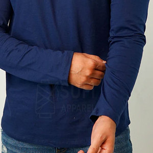 Camisa de Manga Larga para Hombre, Nueva Llegada, 100% Algodón, Tejido de Punto Ecológico y Transpirable para Trabajo y Viajes - Product Image 6