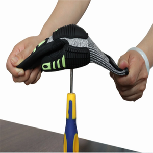 TPR petrol sahası inşaat endüstriyel kesim dayanıklı koruma guantes de impacto emniyet mekanik çalışma darbe eldiven - Product Image 4