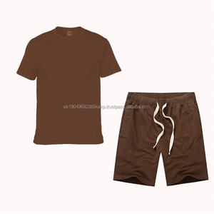 Wholesale Custom logo Made Blank <b>Men</b> Shorts Set Streetwear Unisex t <b>Shirt</b> and Shorts Two Piece Set <b>Men's</b> Fashion T-<b>shirts</b> - Product Image 5