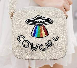 Luxury Rainbow Beaded Crystal Evening Purse Heart Star Basketball Striped Envelop Patterns Fashion Style <b>Wedding</b> <b>Clutch</b> <b>Bag</b> - Product Image 1
