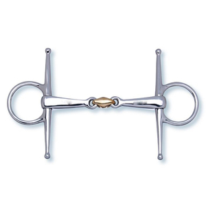 Mors à double articulation de qualité supérieure pour l'équitation, embout poli et lisse, équipement vétérinaire - Product Image 2