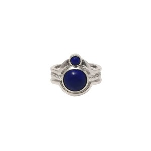 Natural <b>Lapis</b> <b>Lazuli</b> <b>Ring</b> 925 Sterling Silver Handmade Talented Artisans Vintage Style Prong Setting Engagement <b>Ring</b> Third Party - Product Image 4