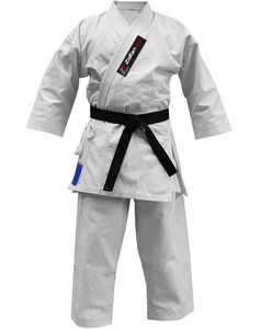 Tenue de karaté personnalisée pour enfants, uniforme de Kata en toile épaisse, col en V, polyester/coton, arts martiaux - Product Image 3