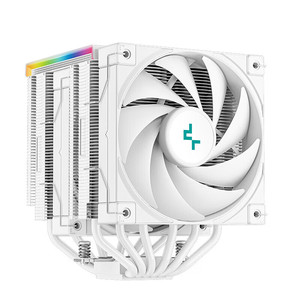 DEEPCOOL 아이스 큐브 AK620 스마트 디지털 디스플레이 CPU 쿨러-실시간 온도 제어, 히트파이프 6 개