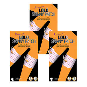 Parche Reductor de Celulitis para Pantorrillas Edición Negra, 10 Unidades, Pruebas Humanas Completadas, Código de Producto P00000BZ - Product Image 1