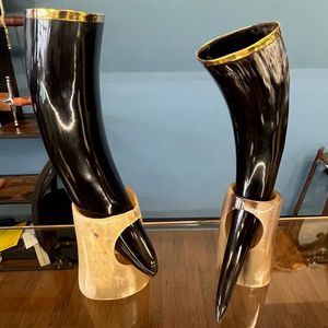 3-Piece Drinking Horn <b>Shot</b> <b>Set</b> Drinking Horn For Party Indian Manufacture Viking Horns <b>Glass</b> Drinking <b>Glass</b> - Product Image 2