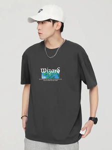 Venta al por mayor superventas 2024 camisetas de hombre patrón sólido 100% algodón Stock, ropa a granel, fardo de ropa mixta, ropa usada - Product Image 4