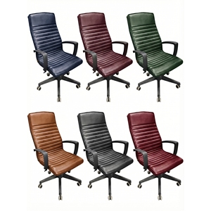 Hot Sale Eva Faux Leather Swivel Office <b>Chair</b> Chrome Base Ergonomic for Wholesale - Product Image 1