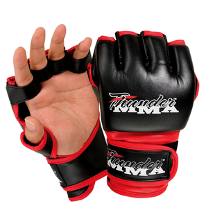 ถุงมือฝึกซ้อม MMA หนัง PU แบบครึ่งนิ้ว สกรีนโลโก้ได้ตามสั่ง สำหรับผู้เริ่มต้นและมืออาชีพ - Product Image 1