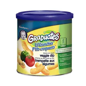 Gerber Graduates Puffs Céréales Snack Patate douce naturellement aromatisée avec d'autres saveurs naturelles 1.48 once 6 unités