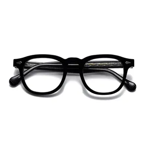 Figroadレトロ眼鏡ヴィンテージ光学フレームブルーライトプロテクションカスタマイズ可能なロゴが付いた新しいスタイルのアンチブルー老眼鏡