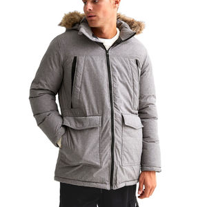 Veste parka rembourrée de super qualité pour hommes vente en gros de riz grande taille réversible imperméable saison d'hiver pour les hommes veste parka - Product Image 1