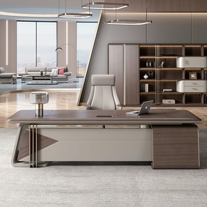 Modern Corner L Shaped Office Table <b>Large</b> Wooden Executive <b>Desk</b> Easy Assembly Business Workstation Manager <b>Desk</b> with Mobile Draw - Product Image 3