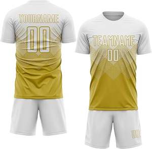 Uniforme de fútbol de poliéster 100% de último diseño, uniforme profesional para niños de nuevo estilo, Color sólido de calidad Premium a la venta - Product Image 1