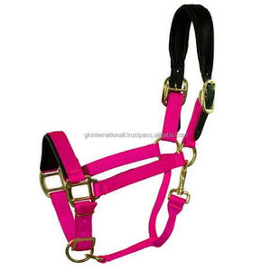 Corona de cuero personalizada y correas de nailon, colores vibrantes, hecho a mano, ajustable, de caballo, con ajuste de latón sólido - Product Image 6