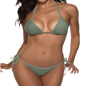 Logo de marque personnalisé 2024 nouveau Style mode femmes maillots de bain Bikini impression personnalisée plage maillots de bain brésilien Crochet Bikini - Product Image 5