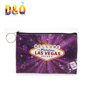 Diseño de logotipo personalizado Imprimir Pu Bolsa de monedas de cuero Bolsas con cremallera personalizadas para monedas - Product Image 6