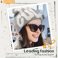 Bonnet en tricot jacquard personnalisé en Spandex/Coton, chaud pour l'hiver, idéal pour les voyages, avec logo OEM, style streetwear unisexe, couleur personnalisée pour la plage
