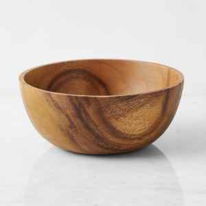 Tazón de servir de madera de mango macizo de calidad superior precio al por mayor técnica pulida hecha a mano para restaurantes domésticos y uso en hoteles - Product Image 2