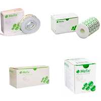 Bande adhésive de fixation médicale Mefix en tissu doux hypoallergénique imperméable pour la fixation des pansements, plusieurs tailles