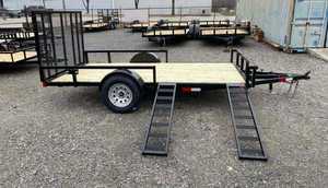 Top Premium Utility <b>Trailer</b> 5 x 12 Landscape Utility <b>Trailer</b> 3K High Sides Fast and Reliable Delivery - Product Image 2