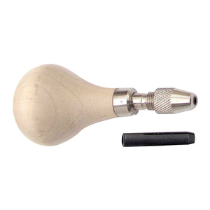 Mandrin de perceuse à main en bois avec poignée en bois, pivotant, à broche, pour outils de sculpture sur bois, prix d'usine - Product Image 3
