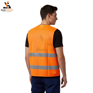 Chaleco de Seguridad Reflectante de Alta Visibilidad, Transpirable, Ligero, Duradero y Cómodo, Chaleco de Trabajo Reflectante para Hombre - Product Image 2