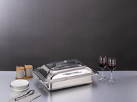 Food Warmer Hotel Gewerbliche Heizung Set Buffet Catering Elektrisches Edelstahl Restaurant Chafing Dish Equipment